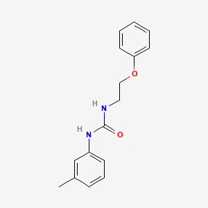 molecular formula C16H18N2O2 B6574068 3-(3-methylphenyl)-1-(2-phenoxyethyl)urea CAS No. 1203035-75-9