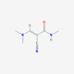 molecular formula C7H11N3O B6574144 (2E)-2-cyano-3-(dimethylamino)-N-methylprop-2-enamide CAS No. 219793-72-3