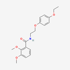 molecular formula C19H23NO5 B6574182 N-[2-(4-ethoxyphenoxy)ethyl]-2,3-dimethoxybenzamide CAS No. 1170420-74-2