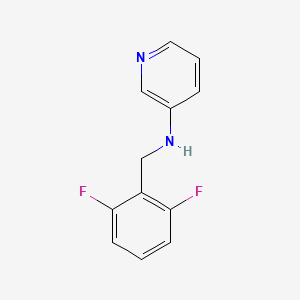 molecular formula C12H10F2N2 B6574444 N-[(2,6-difluorophenyl)methyl]pyridin-3-amine CAS No. 1019559-67-1