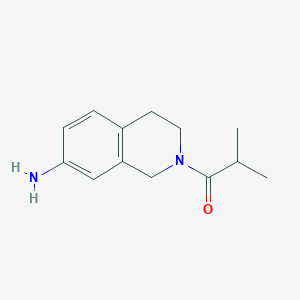 molecular formula C13H18N2O B6574505 1-(7-amino-1,2,3,4-tetrahydroisoquinolin-2-yl)-2-methylpropan-1-one CAS No. 1017674-92-8