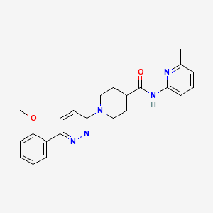 molecular formula C23H25N5O2 B6574673 1-[6-(2-methoxyphenyl)pyridazin-3-yl]-N-(6-methylpyridin-2-yl)piperidine-4-carboxamide CAS No. 1203350-72-4