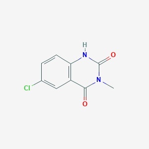 molecular formula C9H7ClN2O2 B6574815 6-chloro-3-methyl-1,2,3,4-tetrahydroquinazoline-2,4-dione CAS No. 15949-47-0