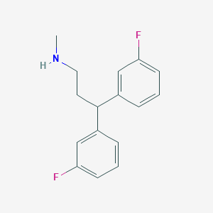 molecular formula C16H17F2N B065757 Delucemine CAS No. 186495-49-8