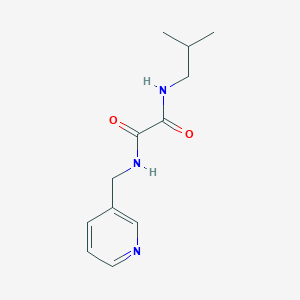 molecular formula C12H17N3O2 B6575952 N-(2-methylpropyl)-N'-[(pyridin-3-yl)methyl]ethanediamide CAS No. 331863-05-9