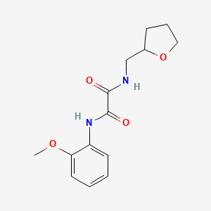 molecular formula C14H18N2O4 B6575958 N'-(2-methoxyphenyl)-N-[(oxolan-2-yl)methyl]ethanediamide CAS No. 331863-84-4