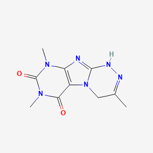 molecular formula C10H12N6O2 B6576668 3,7,9-trimethyl-1H,4H,6H,7H,8H,9H-[1,2,4]triazino[4,3-g]purine-6,8-dione CAS No. 57509-02-1