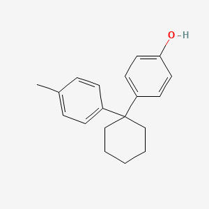 molecular formula C19H22O B6576686 4-[1-(4-methylphenyl)cyclohexyl]phenol CAS No. 41768-86-9