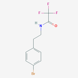 molecular formula C10H9BrF3NO B065768 N-(4-Bromophenethyl)-2,2,2-trifluoroacetamide CAS No. 181514-21-6