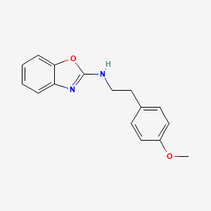 molecular formula C16H16N2O2 B6577085 N-[2-(4-methoxyphenyl)ethyl]-1,3-benzoxazol-2-amine CAS No. 886982-41-8