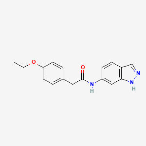 molecular formula C17H17N3O2 B6577189 2-(4-ethoxyphenyl)-N-(1H-indazol-6-yl)acetamide CAS No. 1219904-27-4