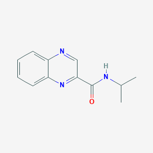 molecular formula C12H13N3O B6577259 N-(propan-2-yl)quinoxaline-2-carboxamide CAS No. 1240195-34-9