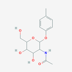 N-[4,5-dihydroxy-6-(hydroxymethyl)-2-(4-methylphenoxy)oxan-3-yl]acetamide