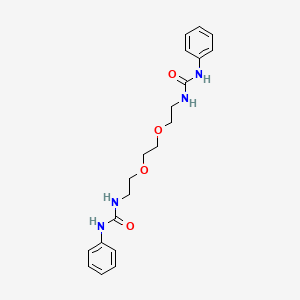 molecular formula C20H26N4O4 B6577715 3-phenyl-1-[2-(2-{2-[(phenylcarbamoyl)amino]ethoxy}ethoxy)ethyl]urea CAS No. 294854-10-7