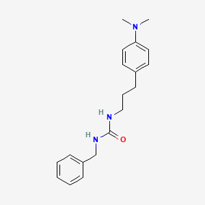 molecular formula C19H25N3O B6577725 1-benzyl-3-{3-[4-(dimethylamino)phenyl]propyl}urea CAS No. 1206993-66-9