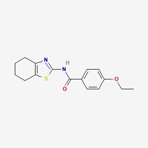 molecular formula C16H18N2O2S B6577774 4-ethoxy-N-(4,5,6,7-tetrahydro-1,3-benzothiazol-2-yl)benzamide CAS No. 313376-83-9