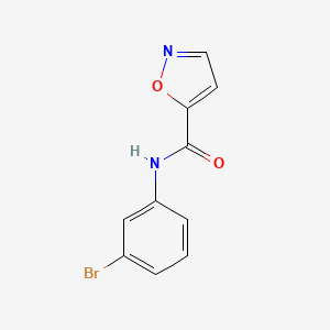 molecular formula C10H7BrN2O2 B6577901 N-(3-bromophenyl)-1,2-oxazole-5-carboxamide CAS No. 919861-51-1