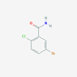molecular formula C7H5BrClNO B065784 5-Bromo-2-chlorobenzamide CAS No. 188774-55-2