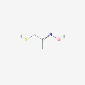 molecular formula C3H7NOS B065794 Mercaptoacetone oxime CAS No. 175137-00-5