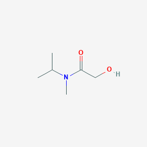 molecular formula C6H13NO2 B065796 2-hydroxy-N-methyl-N-propan-2-ylacetamide CAS No. 177951-70-1