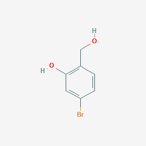 molecular formula C7H7BrO2 B065800 5-Bromo-2-(hydroxymethyl)phenol CAS No. 170434-11-4