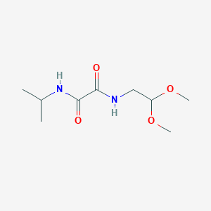 molecular formula C9H18N2O4 B6580004 N-(2,2-dimethoxyethyl)-N'-(propan-2-yl)ethanediamide CAS No. 920218-05-9