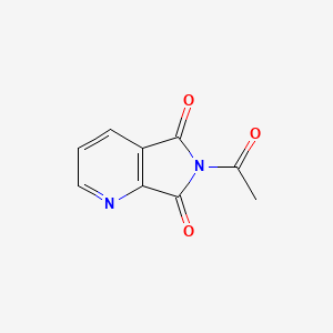 molecular formula C9H6N2O3 B6580034 6-acetyl-5H,6H,7H-pyrrolo[3,4-b]pyridine-5,7-dione CAS No. 212378-45-5