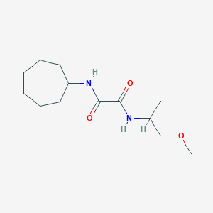 molecular formula C13H24N2O3 B6580184 N'-cycloheptyl-N-(1-methoxypropan-2-yl)ethanediamide CAS No. 1206998-74-4