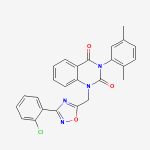 1-{[3-(2-chlorophenyl)-1,2,4-oxadiazol-5-yl]methyl}-3-(2,5-dimethylphenyl)-1,2,3,4-tetrahydroquinazoline-2,4-dione