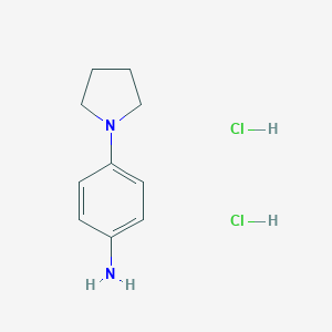 molecular formula C10H16Cl2N2 B065807 4-(吡咯烷-1-基)苯胺二盐酸盐 CAS No. 163260-77-3