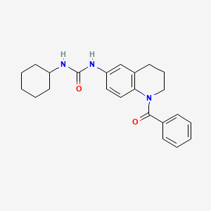 3-(1-benzoyl-1,2,3,4-tetrahydroquinolin-6-yl)-1-cyclohexylurea
