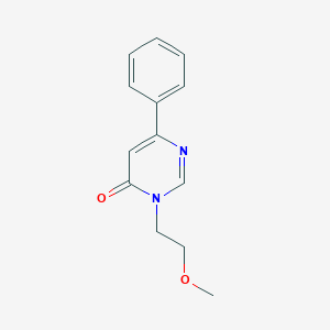 molecular formula C13H14N2O2 B6581875 3-(2-methoxyethyl)-6-phenyl-3,4-dihydropyrimidin-4-one CAS No. 1209801-12-6