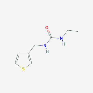 molecular formula C8H12N2OS B6582101 3-ethyl-1-[(thiophen-3-yl)methyl]urea CAS No. 34843-85-1