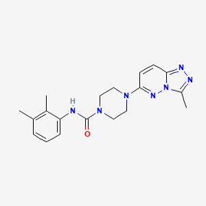 molecular formula C19H23N7O B6582416 N-(2,3-dimethylphenyl)-4-{3-methyl-[1,2,4]triazolo[4,3-b]pyridazin-6-yl}piperazine-1-carboxamide CAS No. 1058448-12-6