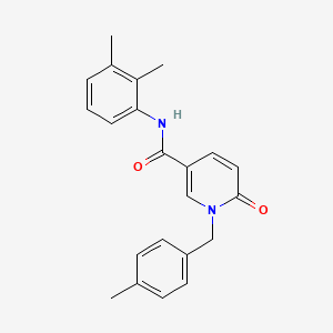 molecular formula C22H22N2O2 B6582457 N-(2,3-dimethylphenyl)-1-[(4-methylphenyl)methyl]-6-oxo-1,6-dihydropyridine-3-carboxamide CAS No. 946311-26-8