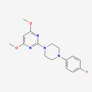 2-[4-(4-fluorophenyl)piperazin-1-yl]-4,6-dimethoxypyrimidine