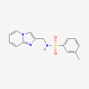 N-(imidazo[1,2-a]pyridin-2-ylmethyl)-3-methylbenzenesulfonamide