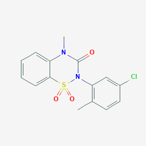 2-(5-chloro-2-methylphenyl)-4-methyl-3,4-dihydro-2H-1??,2,4-benzothiadiazine-1,1,3-trione