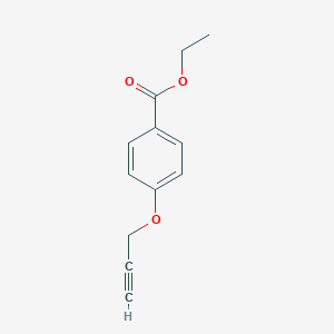 molecular formula C12H12O3 B065828 Ethyl 4-prop-2-ynoxybenzoate CAS No. 175203-55-1