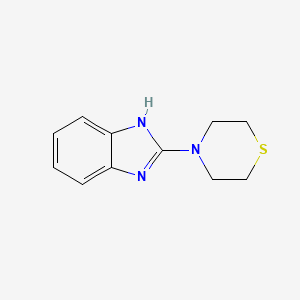 molecular formula C11H13N3S B6582816 2-(thiomorpholin-4-yl)-1H-1,3-benzodiazole CAS No. 1188943-74-9