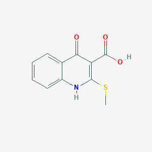 4-hydroxy-2-(methylsulfanyl)quinoline-3-carboxylic acid