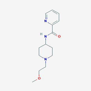 molecular formula C14H21N3O2 B6583326 N-[1-(2-methoxyethyl)piperidin-4-yl]pyridine-2-carboxamide CAS No. 1421523-65-0