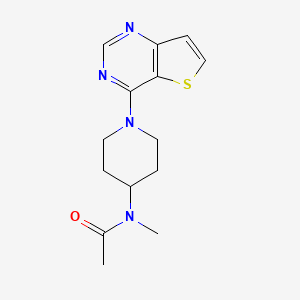 N-methyl-N-(1-{thieno[3,2-d]pyrimidin-4-yl}piperidin-4-yl)acetamide