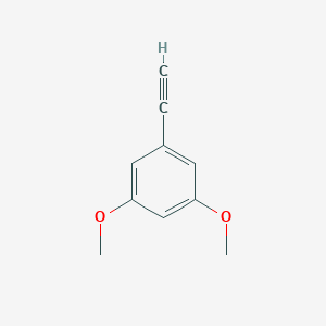 molecular formula C10H10O2 B065834 1-乙炔基-3,5-二甲氧基苯 CAS No. 171290-52-1