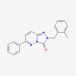 molecular formula C19H16N4O B6584523 2-[(2-methylphenyl)methyl]-6-phenyl-2H,3H-[1,2,4]triazolo[4,3-b]pyridazin-3-one CAS No. 1251619-41-6