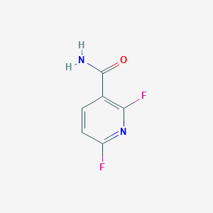 molecular formula C6H4F2N2O B065861 2,6-Difluoropyridine-3-carboxamide CAS No. 171178-51-1
