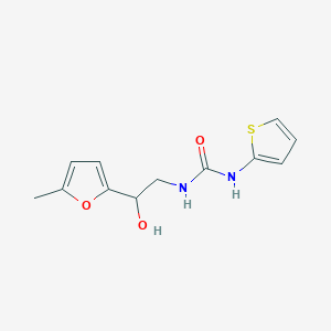 molecular formula C12H14N2O3S B6586172 1-[2-hydroxy-2-(5-methylfuran-2-yl)ethyl]-3-(thiophen-2-yl)urea CAS No. 1226454-13-2