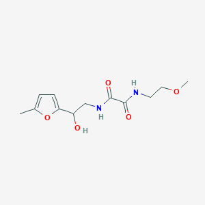 molecular formula C12H18N2O5 B6586354 N'-[2-hydroxy-2-(5-methylfuran-2-yl)ethyl]-N-(2-methoxyethyl)ethanediamide CAS No. 1226453-44-6