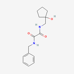 molecular formula C15H20N2O3 B6586362 N'-benzyl-N-[(1-hydroxycyclopentyl)methyl]ethanediamide CAS No. 1219914-13-2