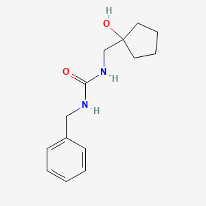 molecular formula C14H20N2O2 B6586363 1-benzyl-3-[(1-hydroxycyclopentyl)methyl]urea CAS No. 1219906-94-1
